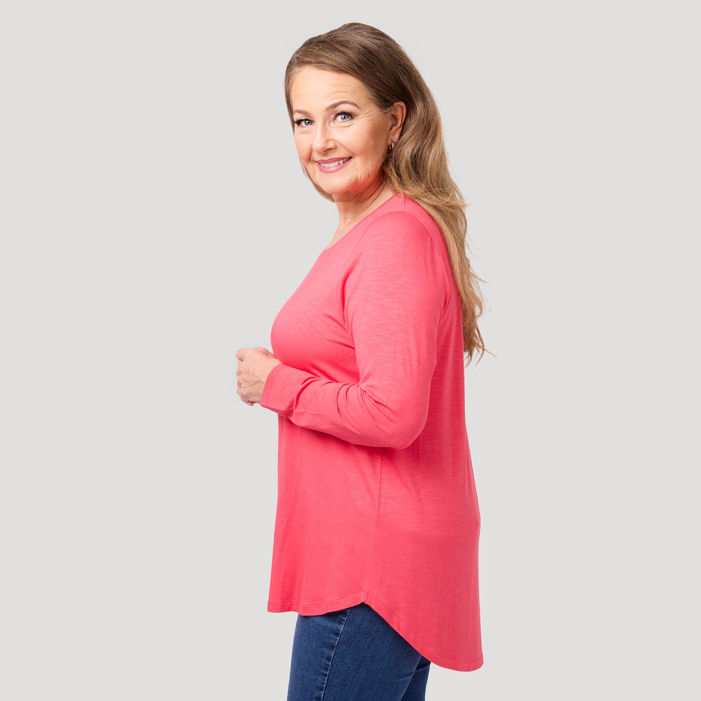 Nadia topp - korall