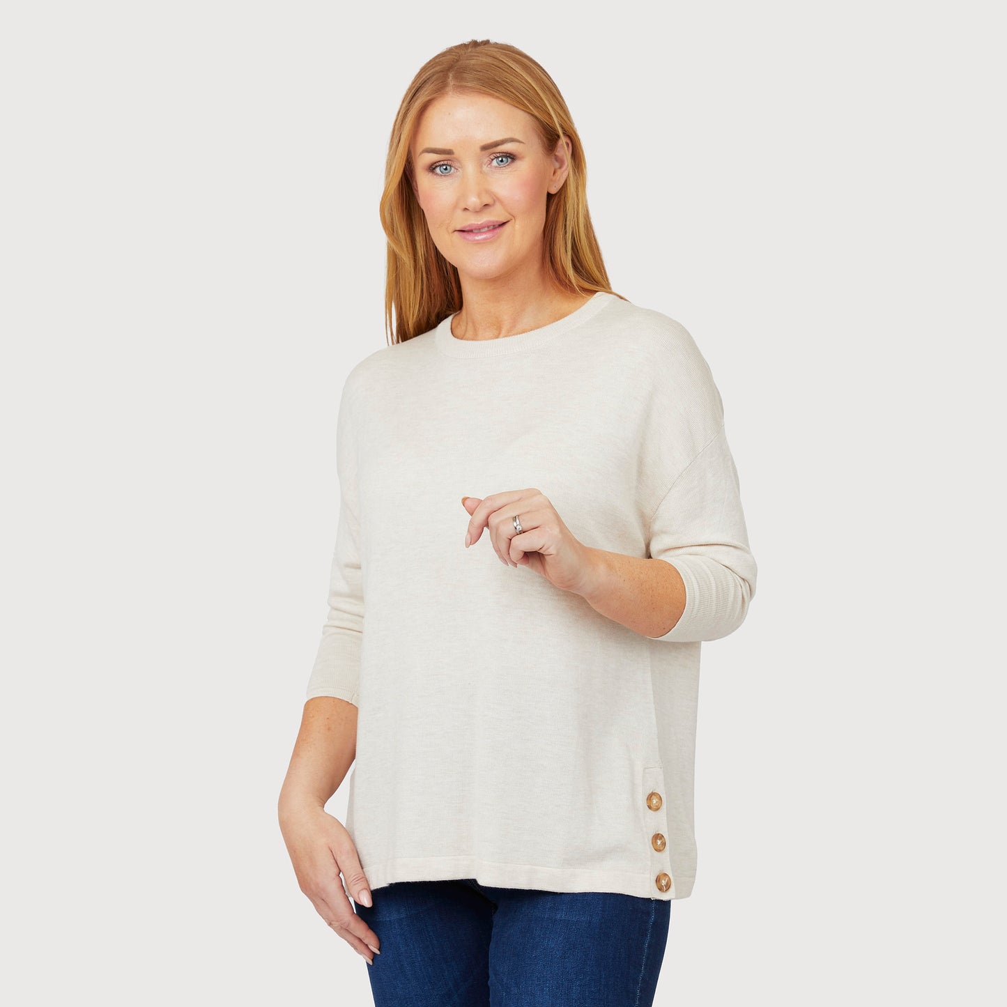 Rosita tröja - Ljusbeige