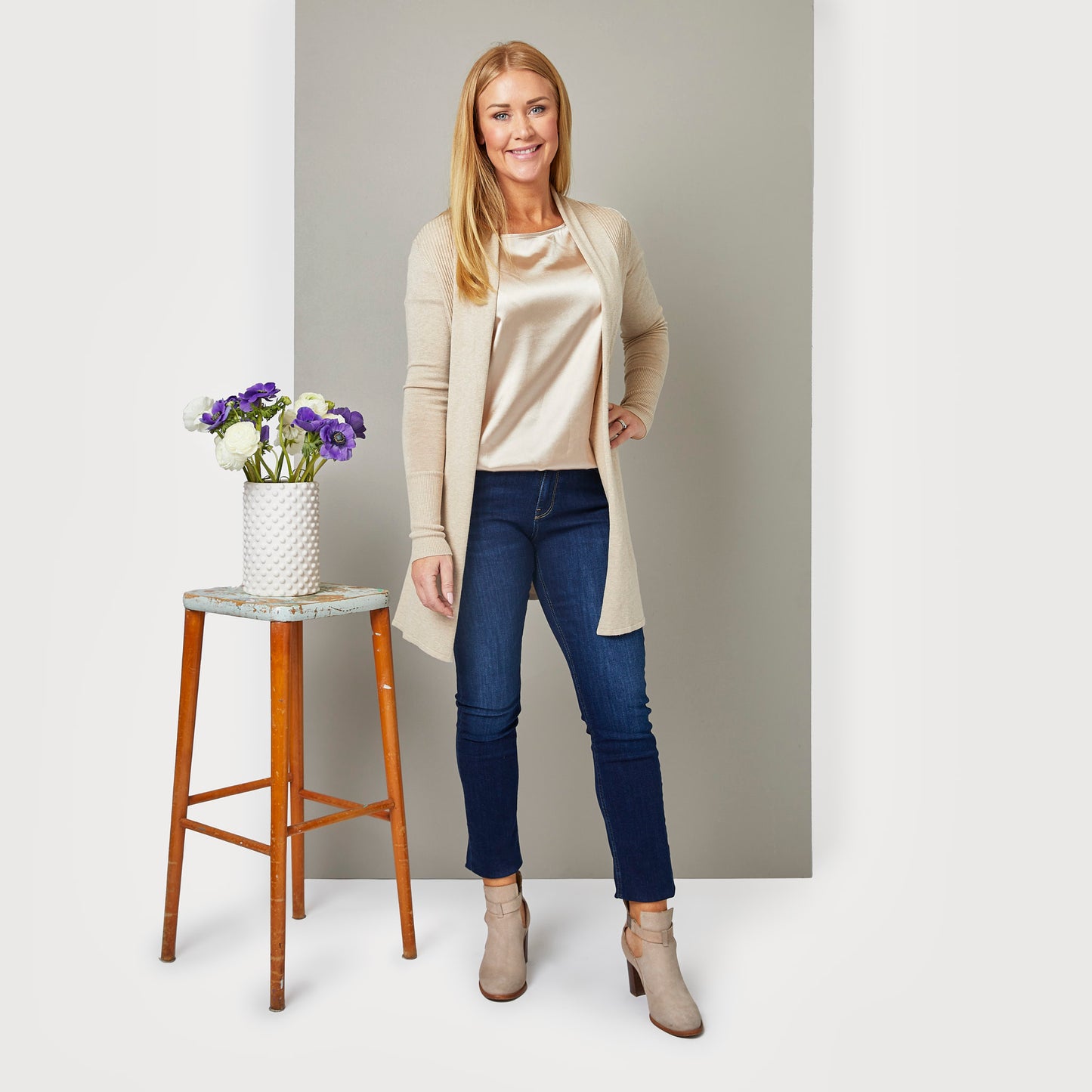 Tanja topp - Beige