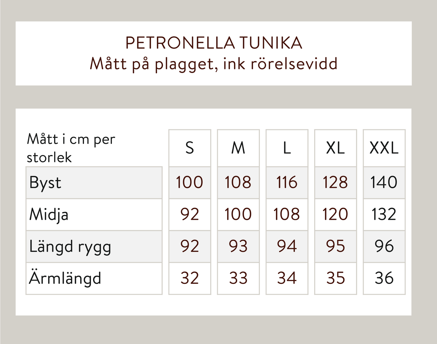Petronella tunika - punainen
