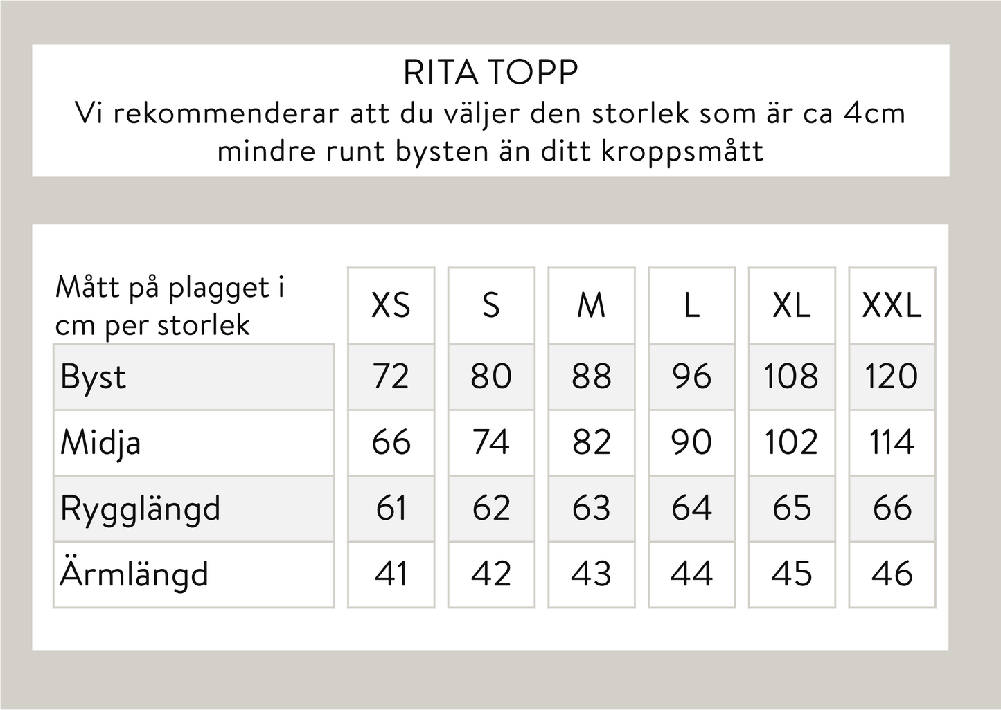 Rita paita - sininen