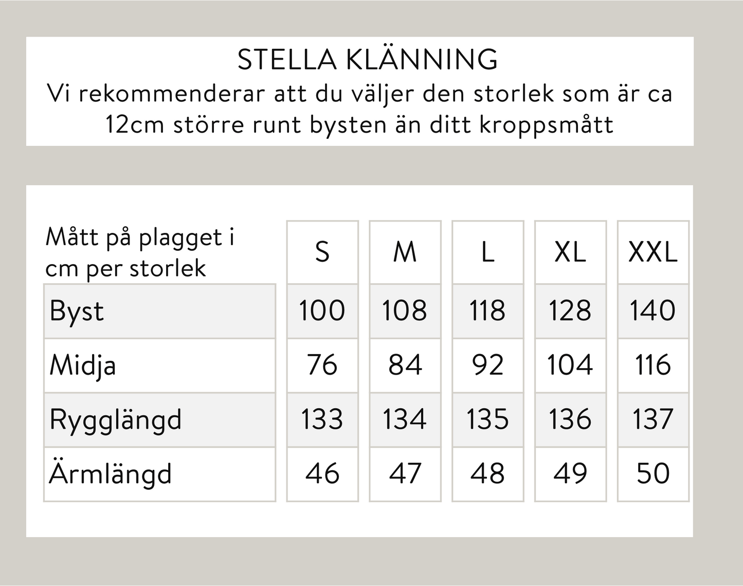 Stella klänning - Flerfärgad