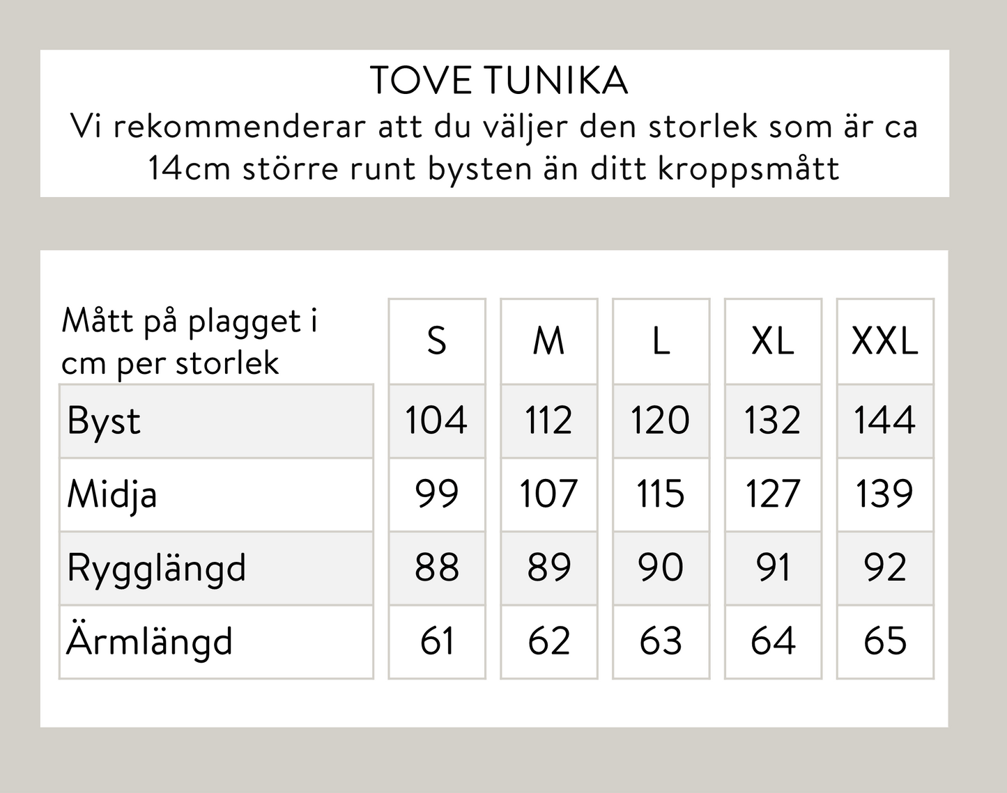 Tove tunika - Svart