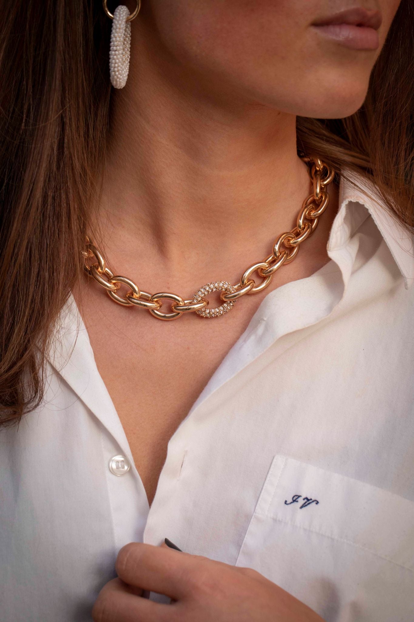 Biarritz Halsband Guld - Guld