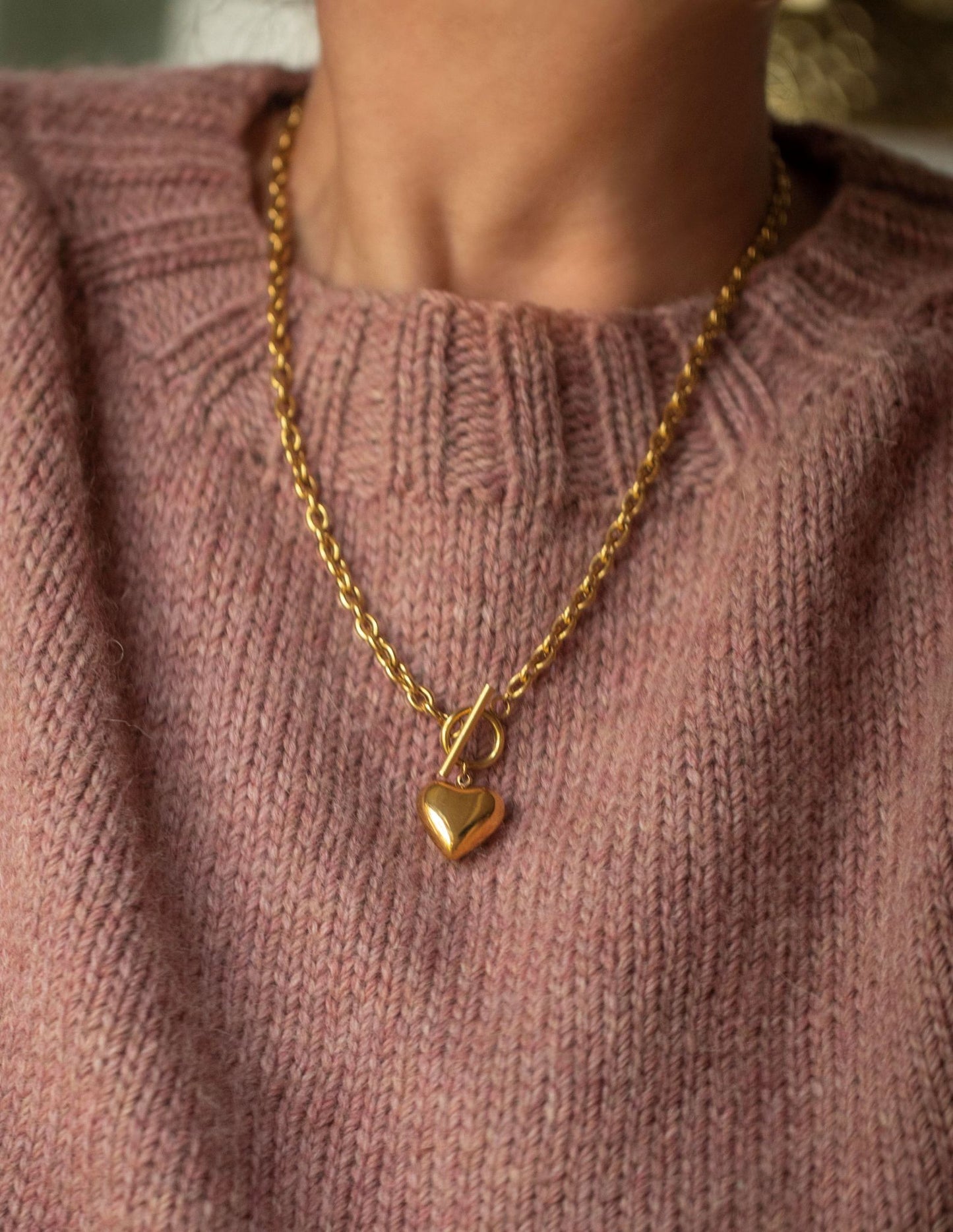 Love Me Halsband Guld - Guld