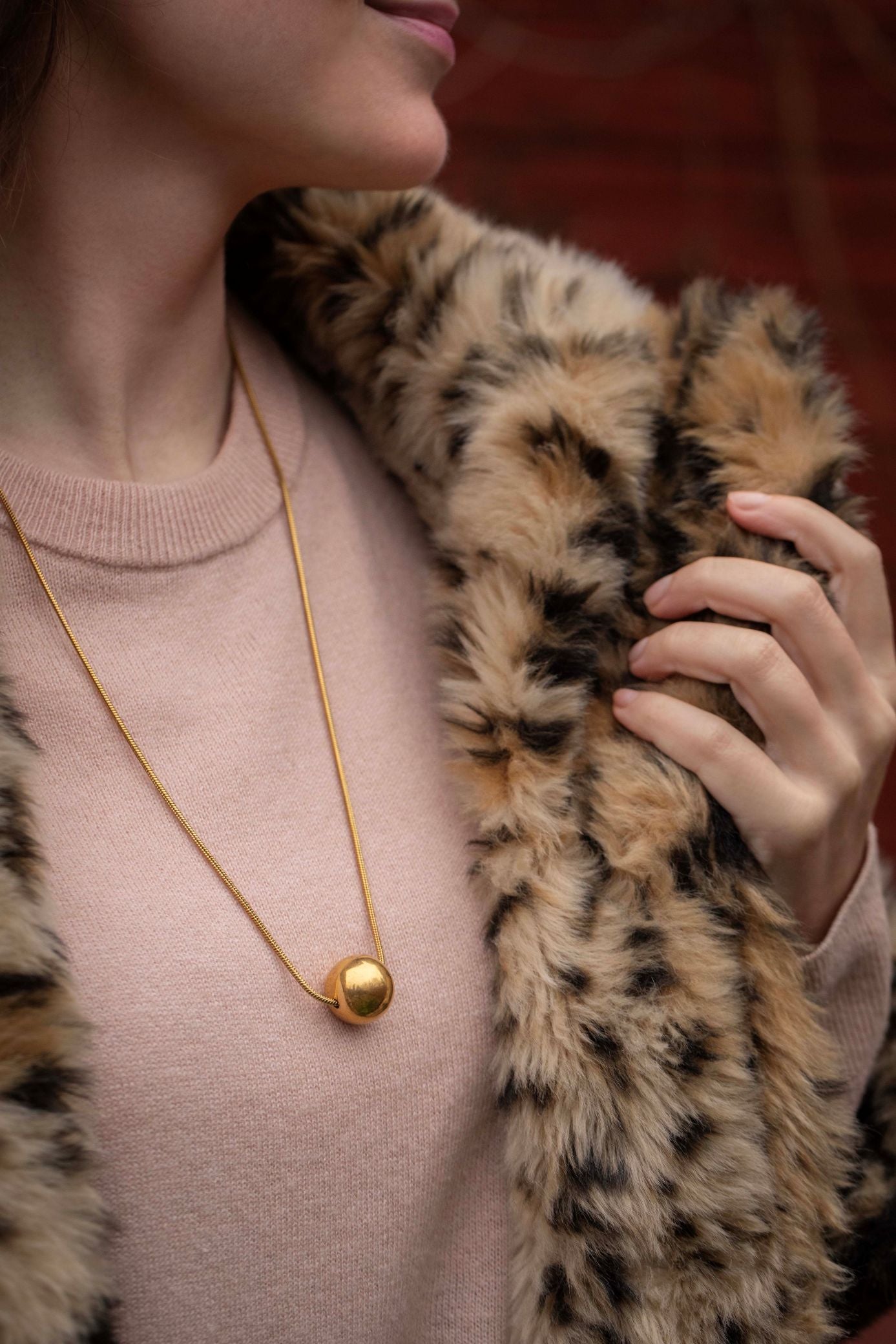 Ball Halsband Guld - Guld