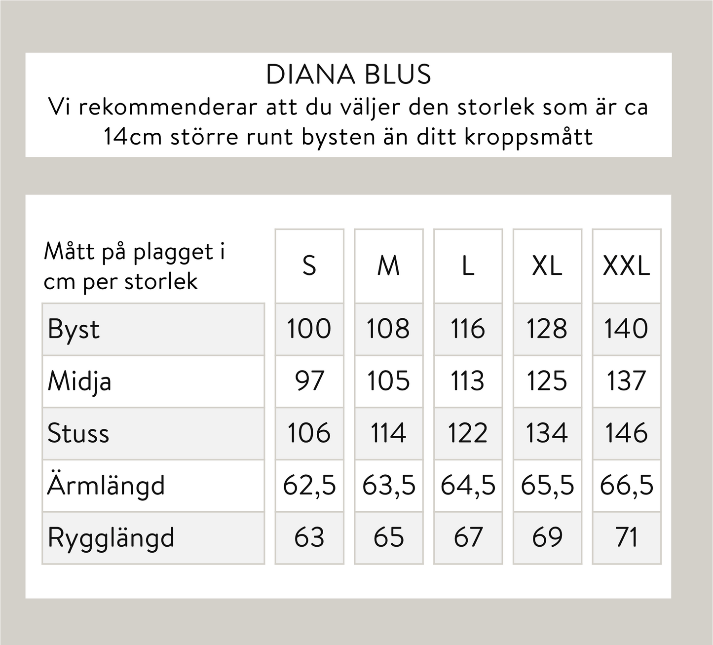 Diana pusero - Monivärinen