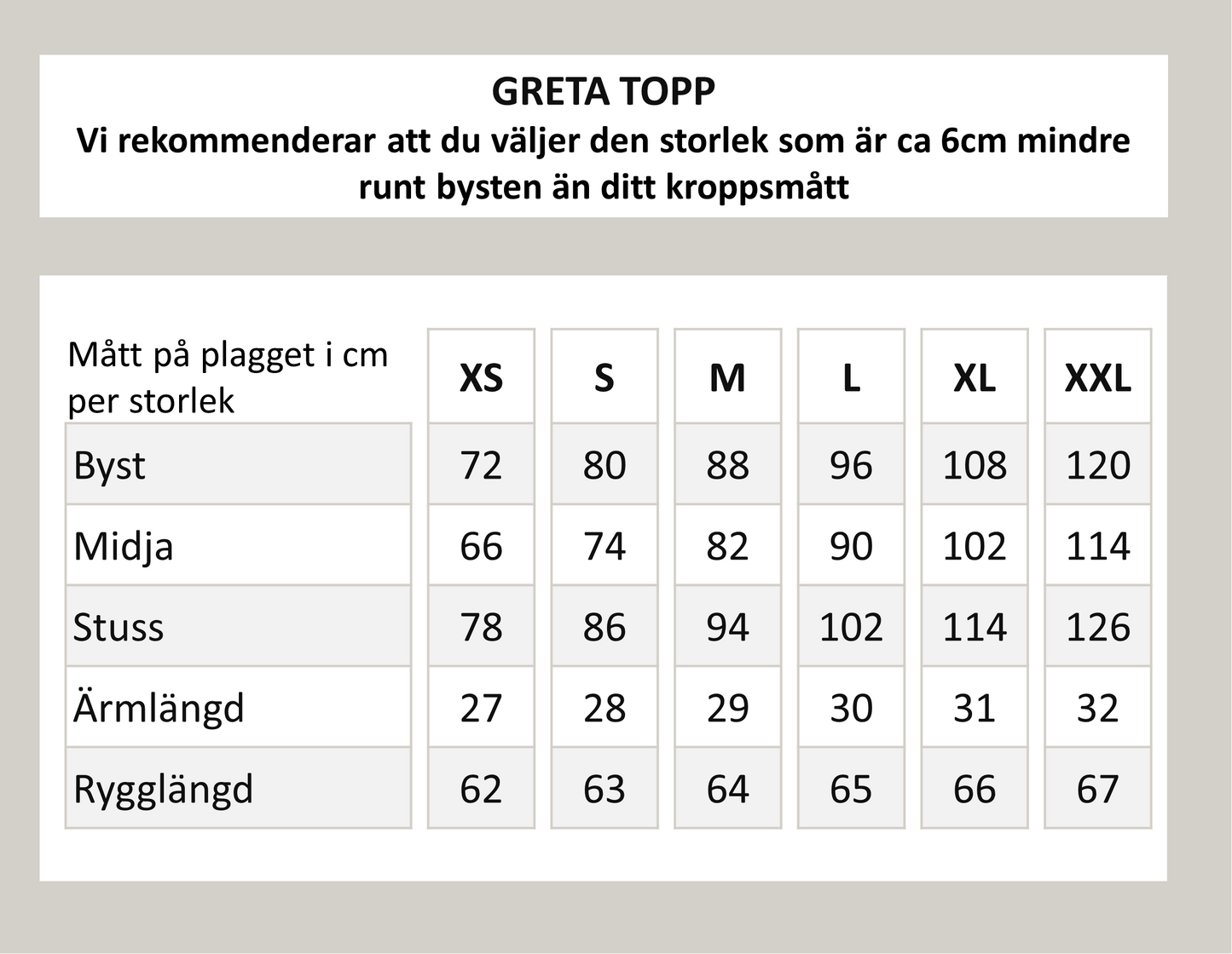 Greta-toppi - Valkoinen