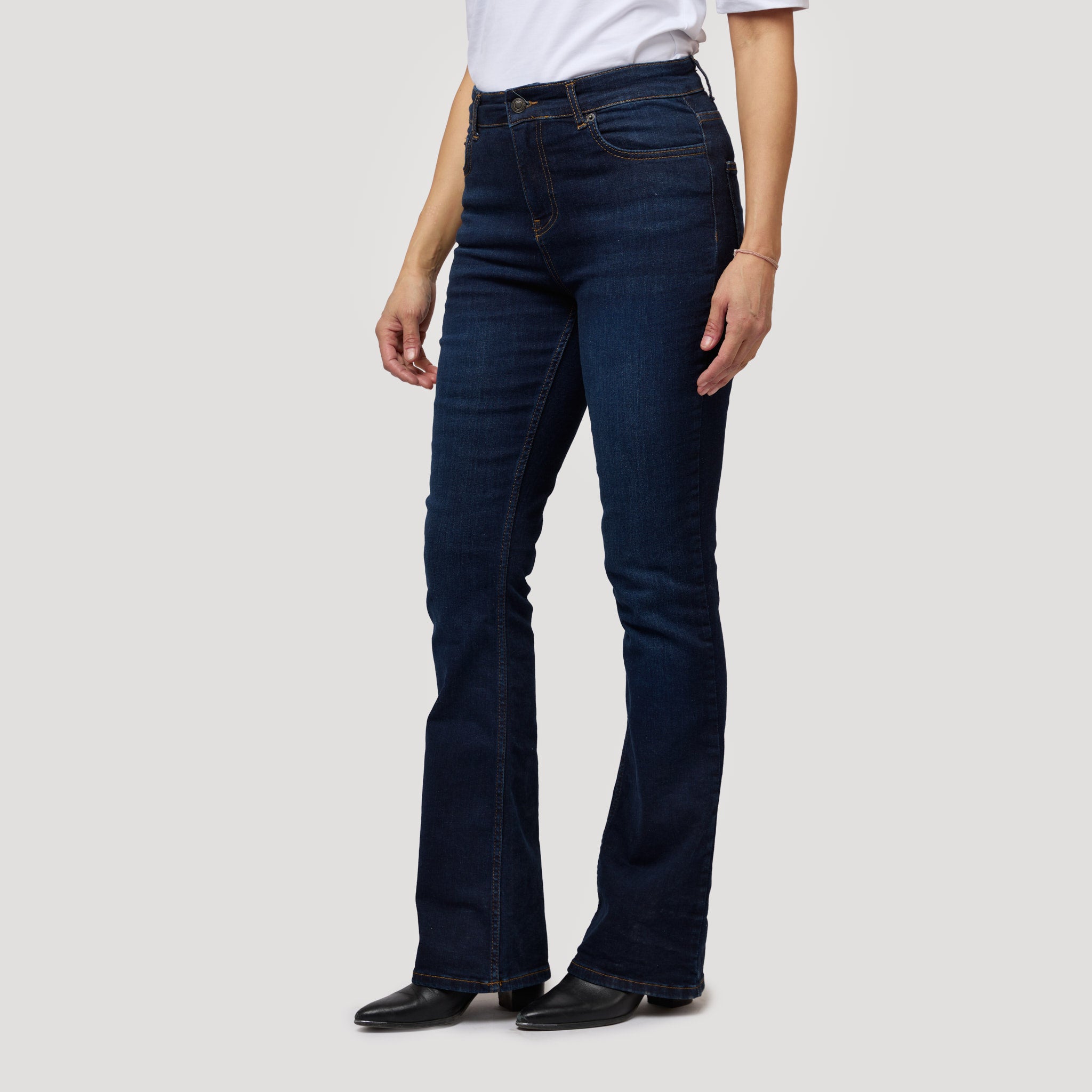 Alma denim extralång - Mörkblå