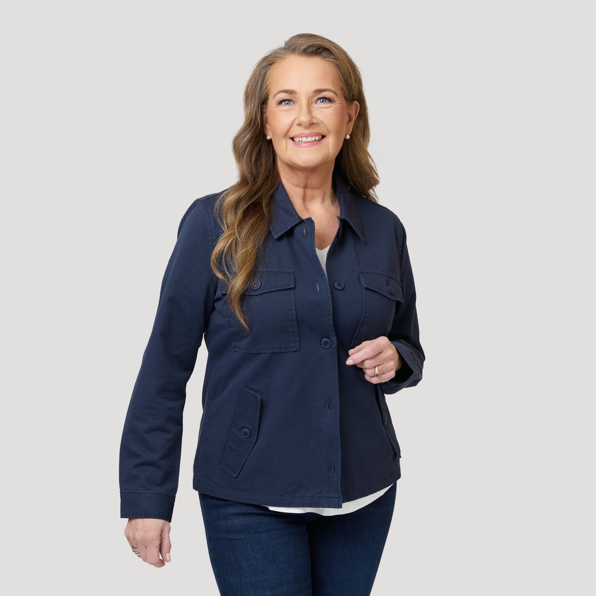 Amy-takki - Tummansininen