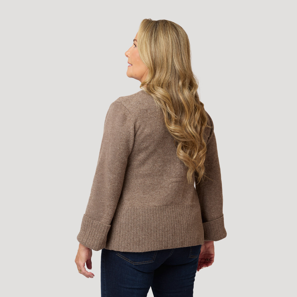 Andrea cardigan - Brun