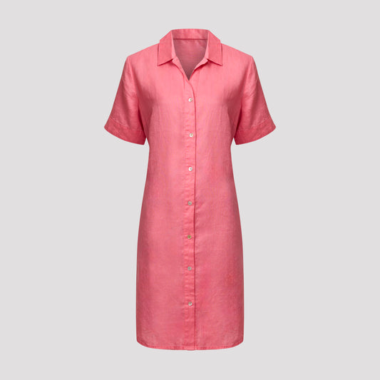 Embla pellavamekko - Coral