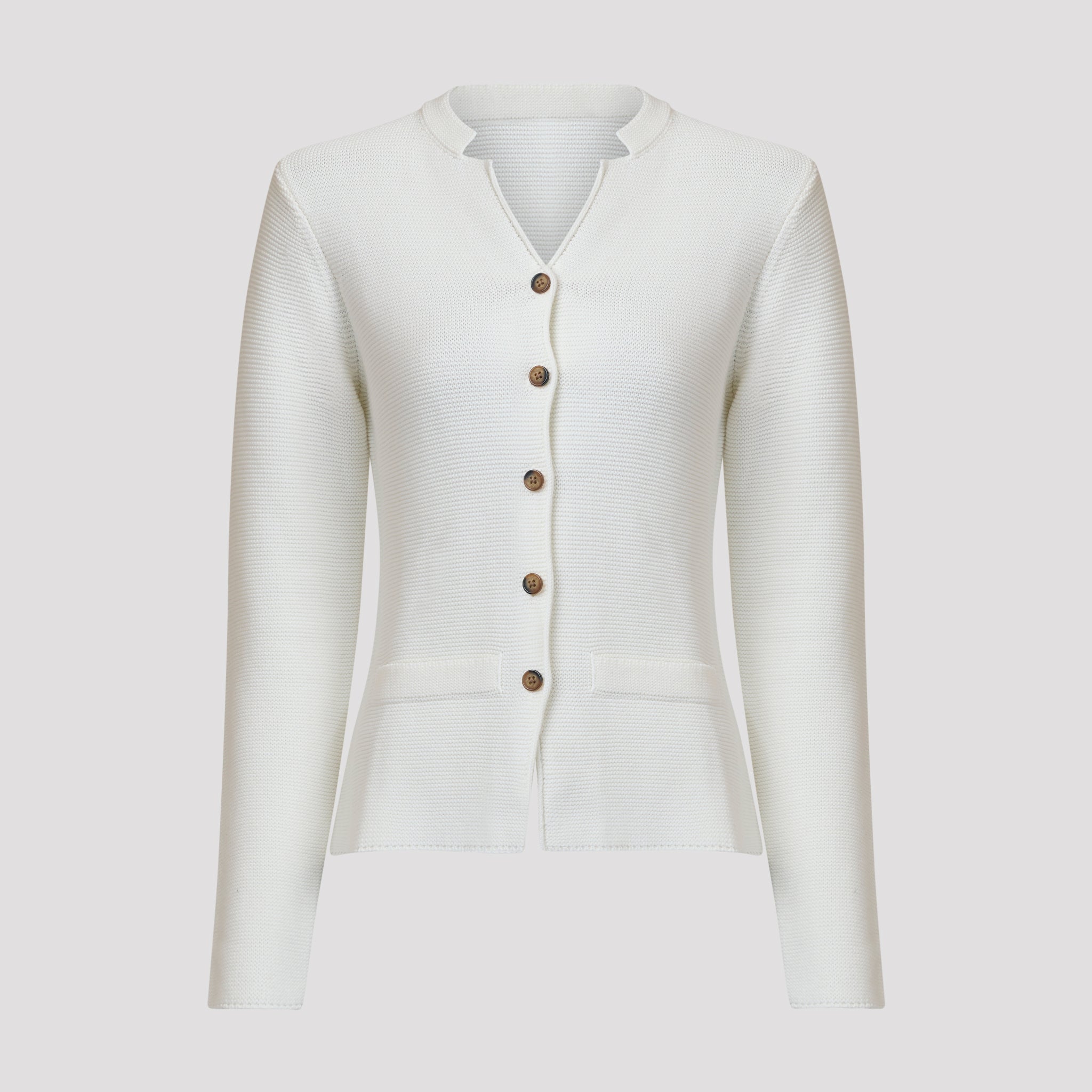 Francine neuletakki - luonnonvalkoinen