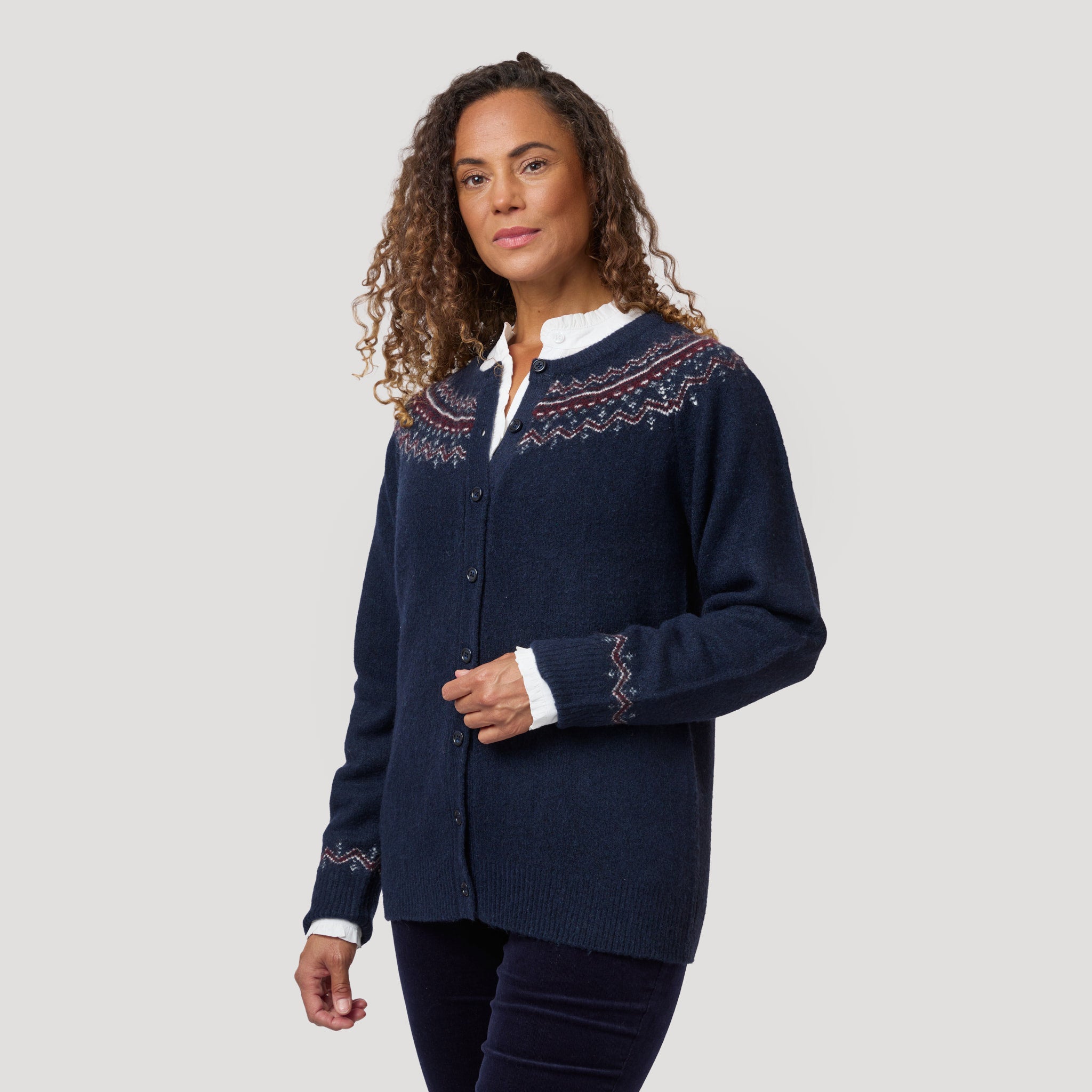 Freja cardigan - Mörkblå