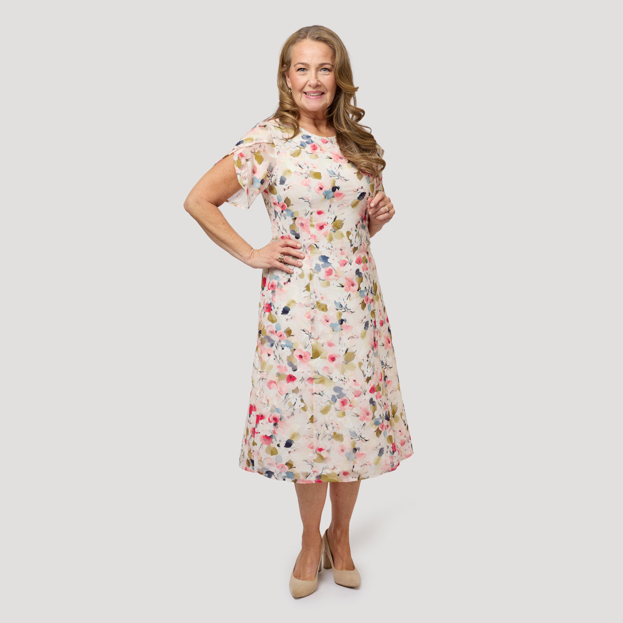 Josefin klänning - Blommig