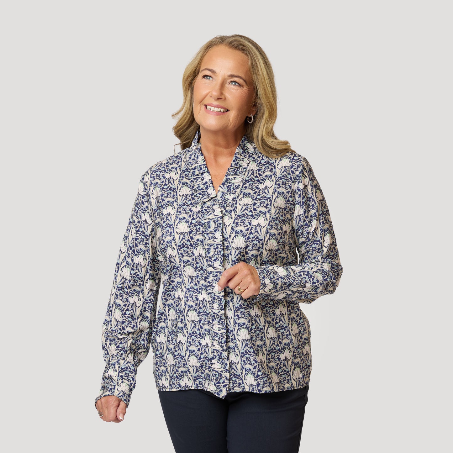 Kajsa blus - Blå