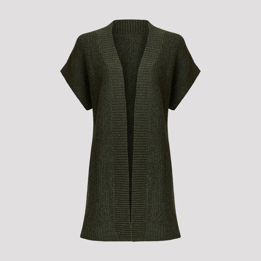 Layla cardigan - Mörkgrön