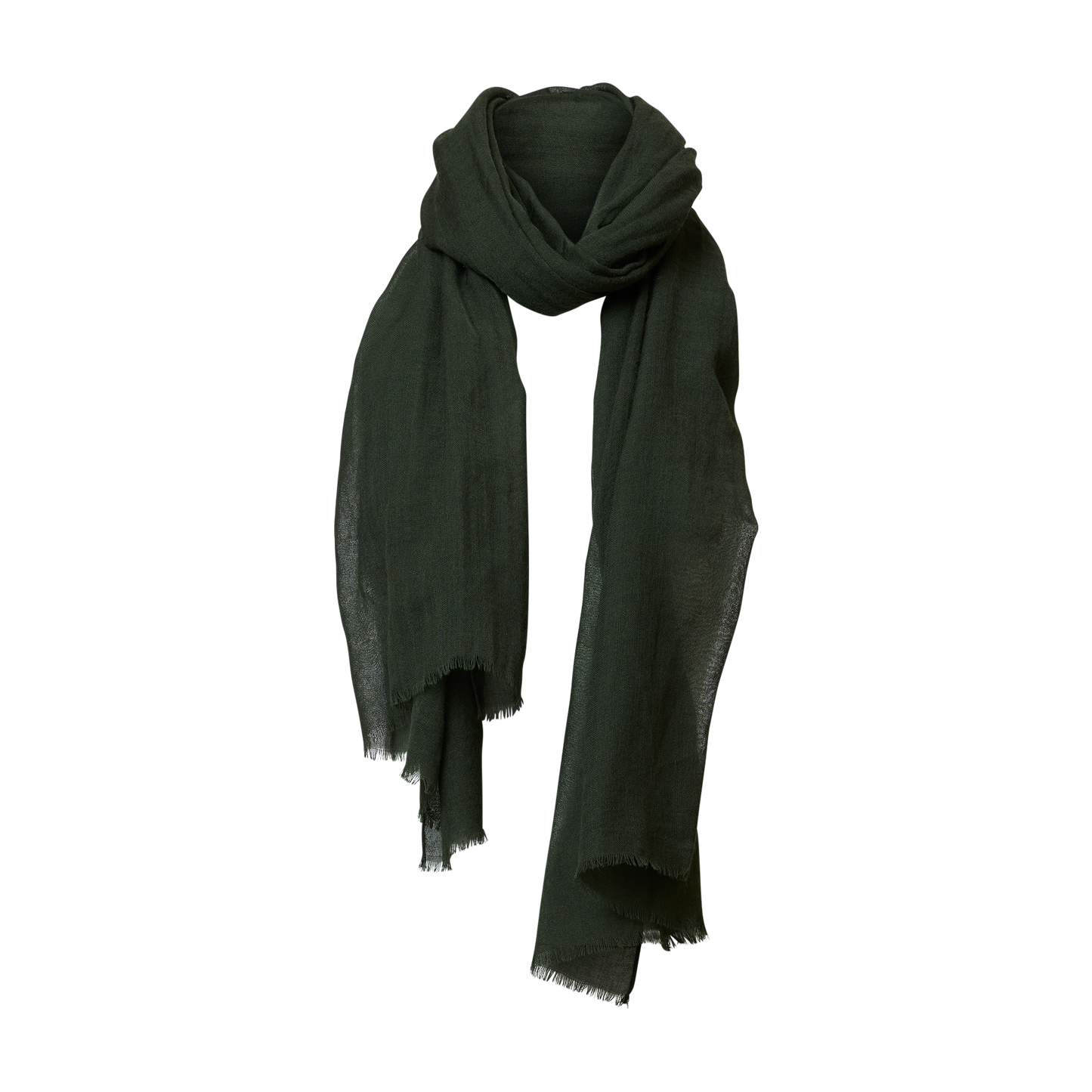 Lina sjal - Grön