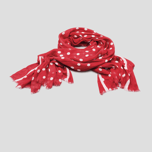 Sally scarf - Punapilkku