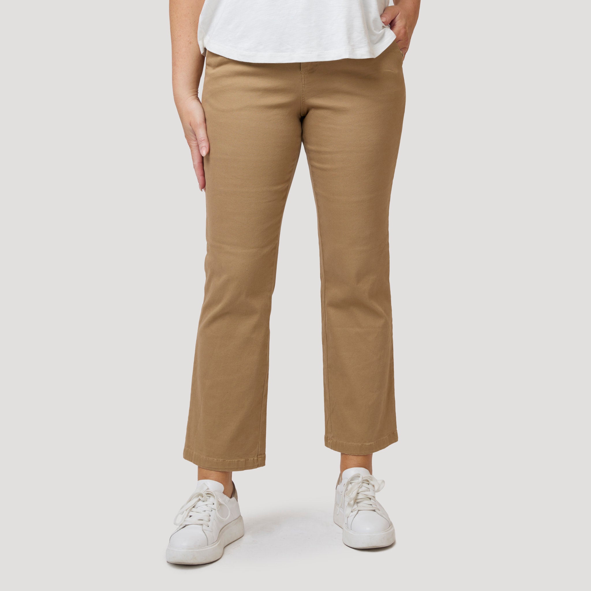 Shiela Straight Pants - beige