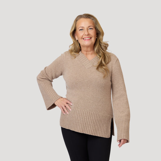 Vendela-neule - beige
