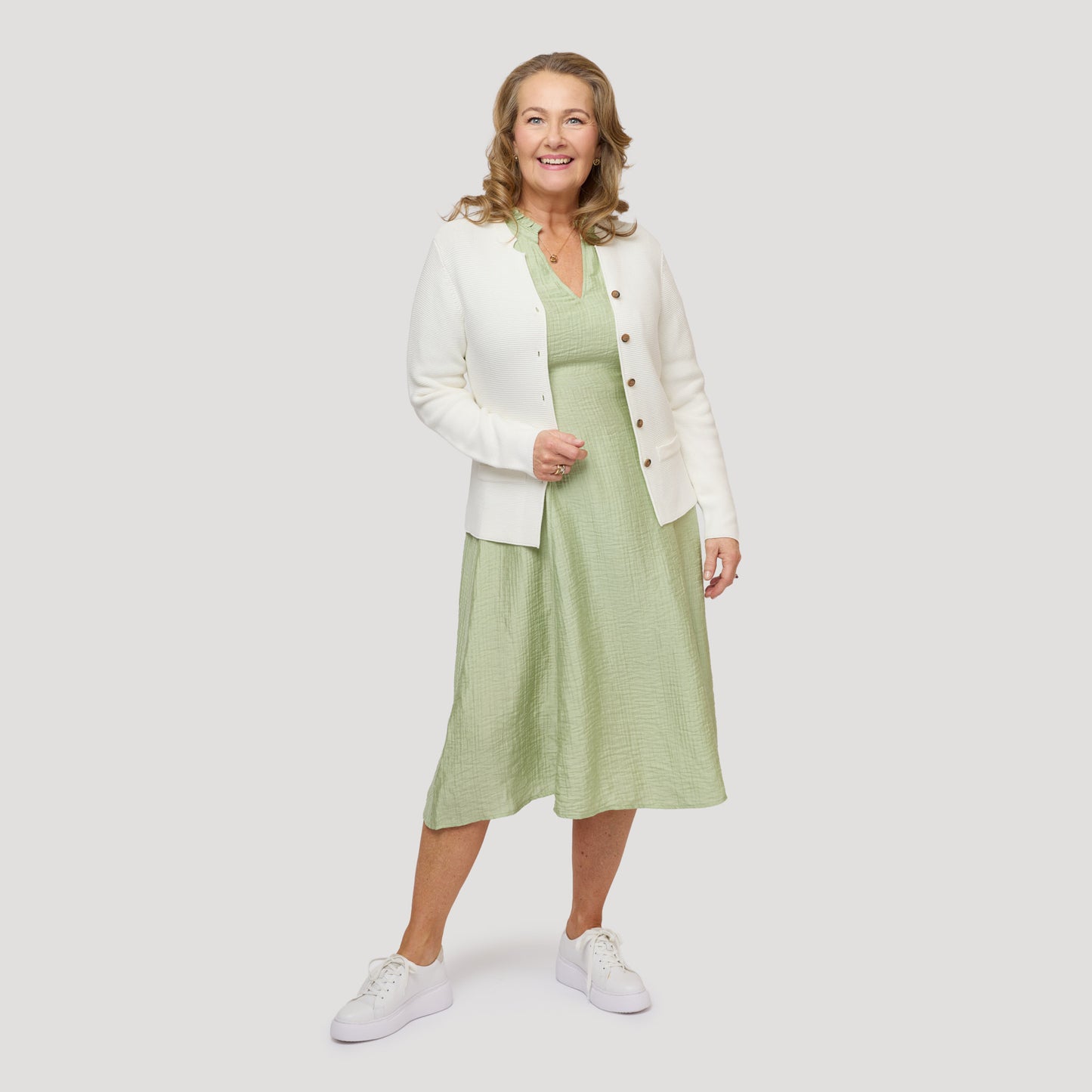 Dora klänning - Ljusgrön