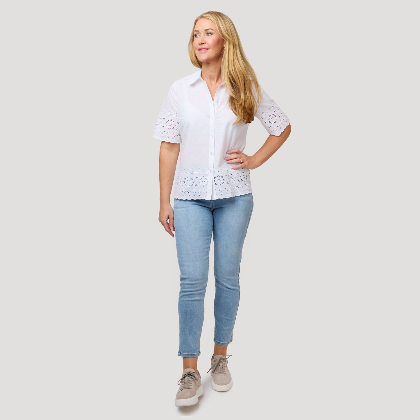 Jessica jeans - Ljusblå