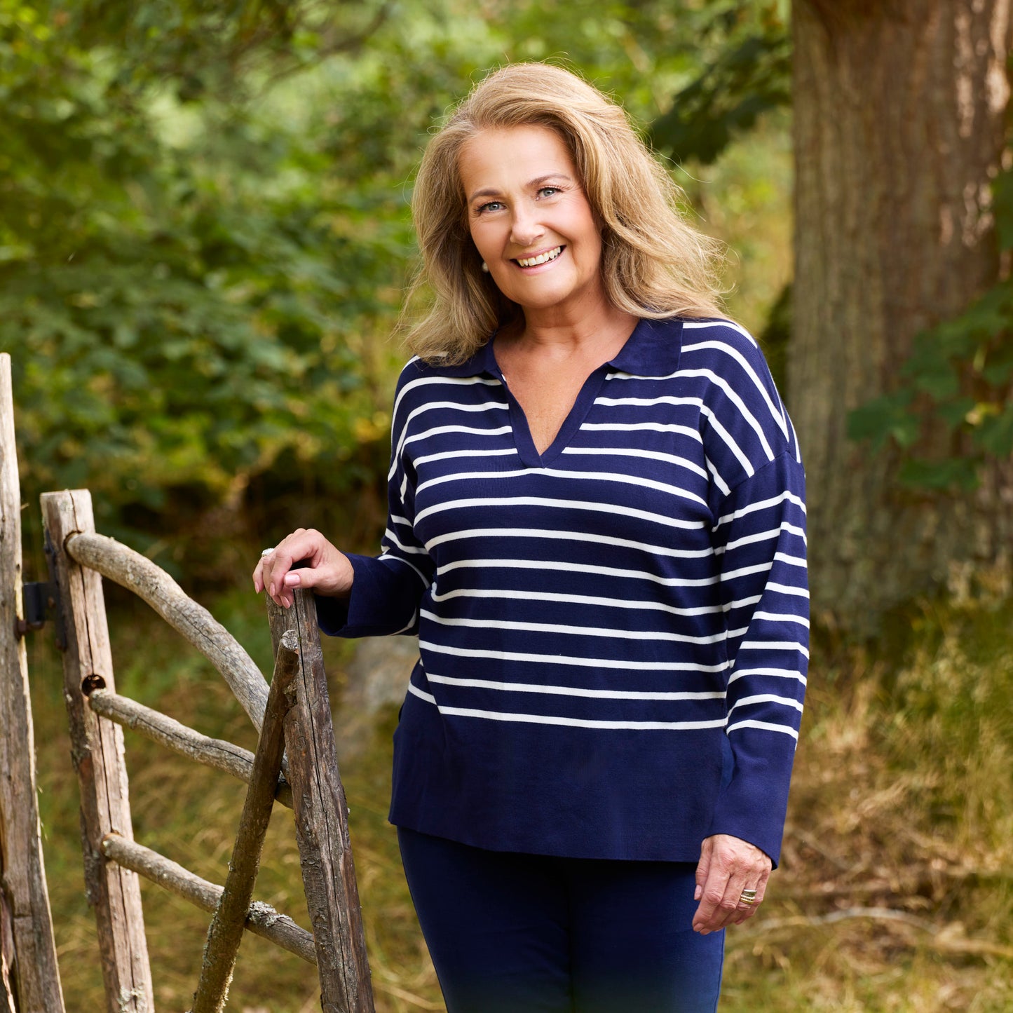 Irma tröja - Mörkblå