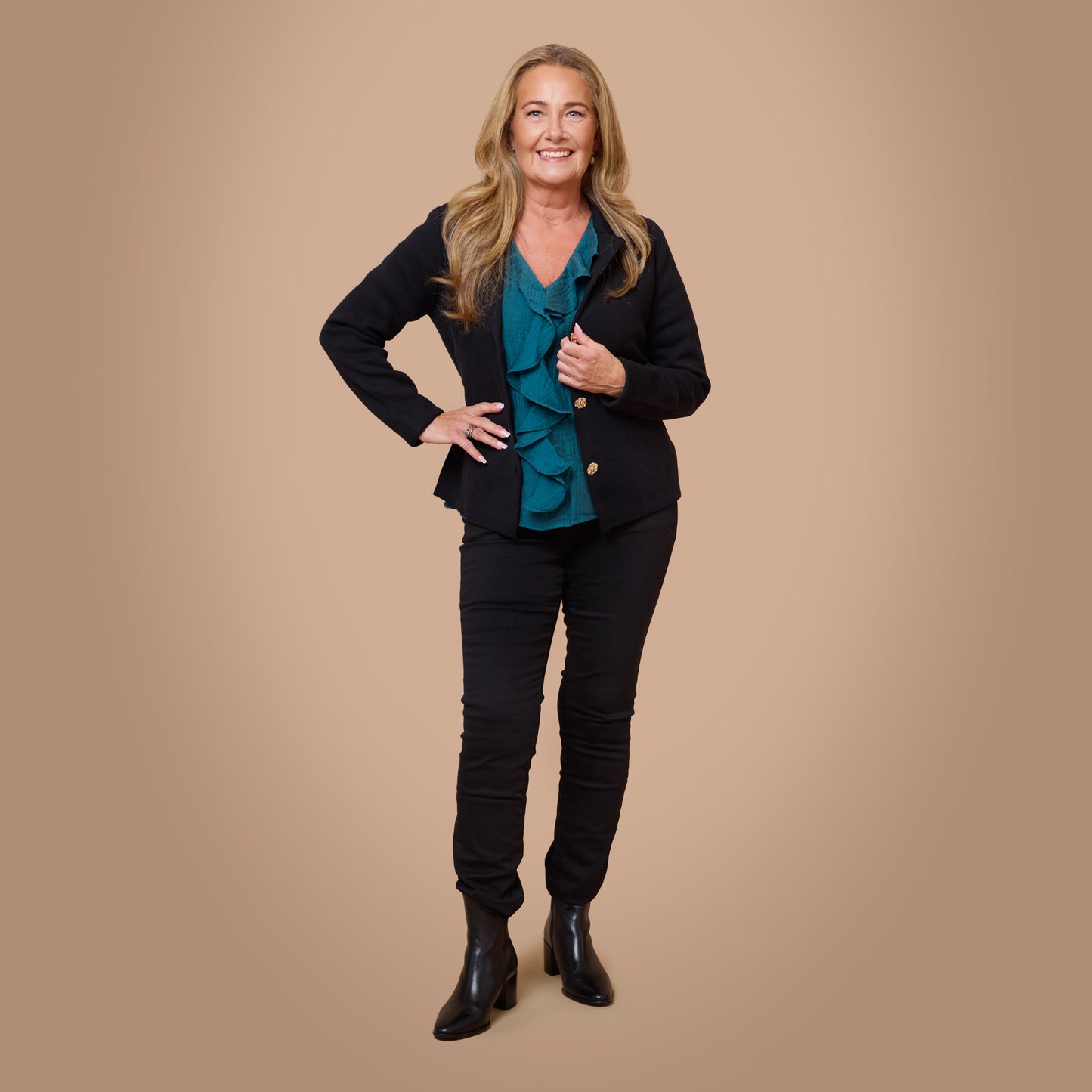 Jackie cardigan - Svart