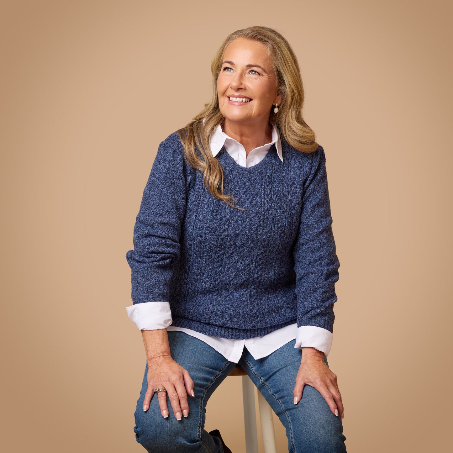 Siri tröja - Mörkblå