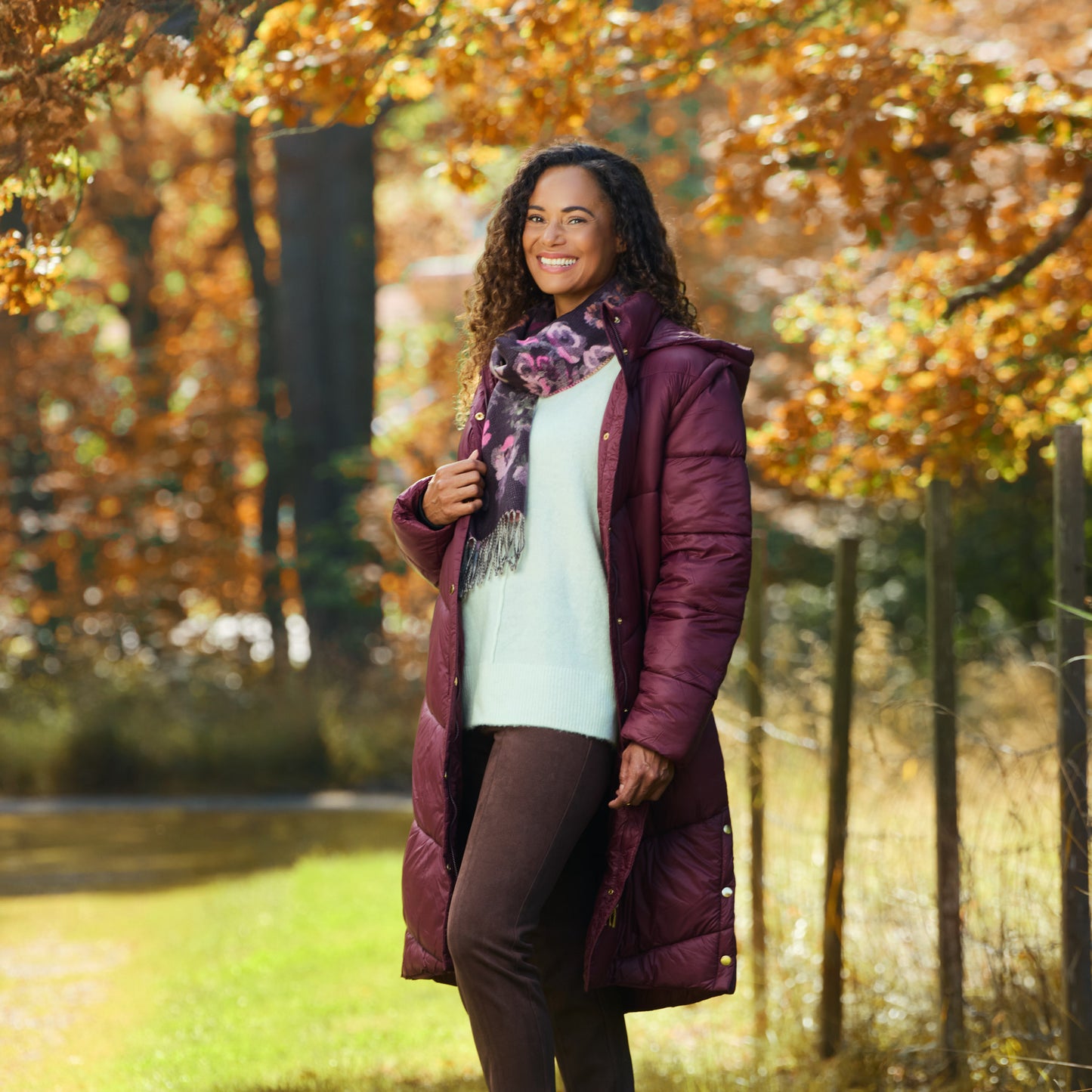 Marianne jacka - Vinröd