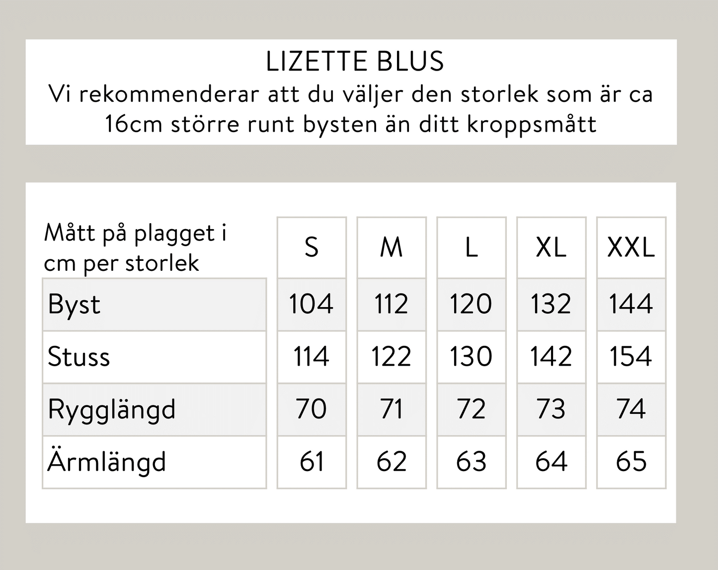 Lizette blus - svart