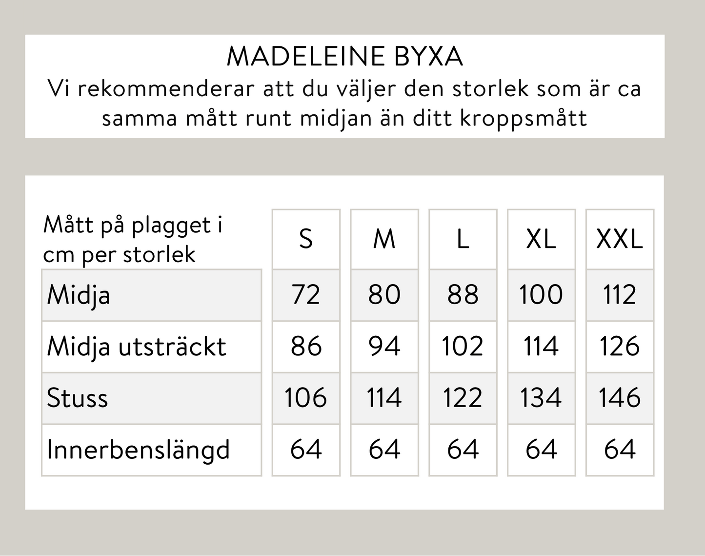 Madeleinen housut - mustat
