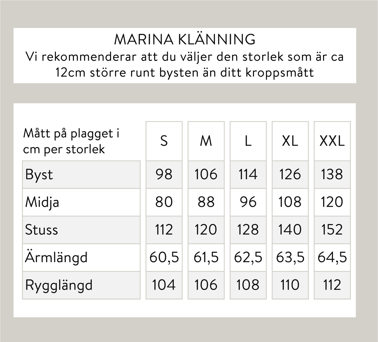 Marina klänning - Svart