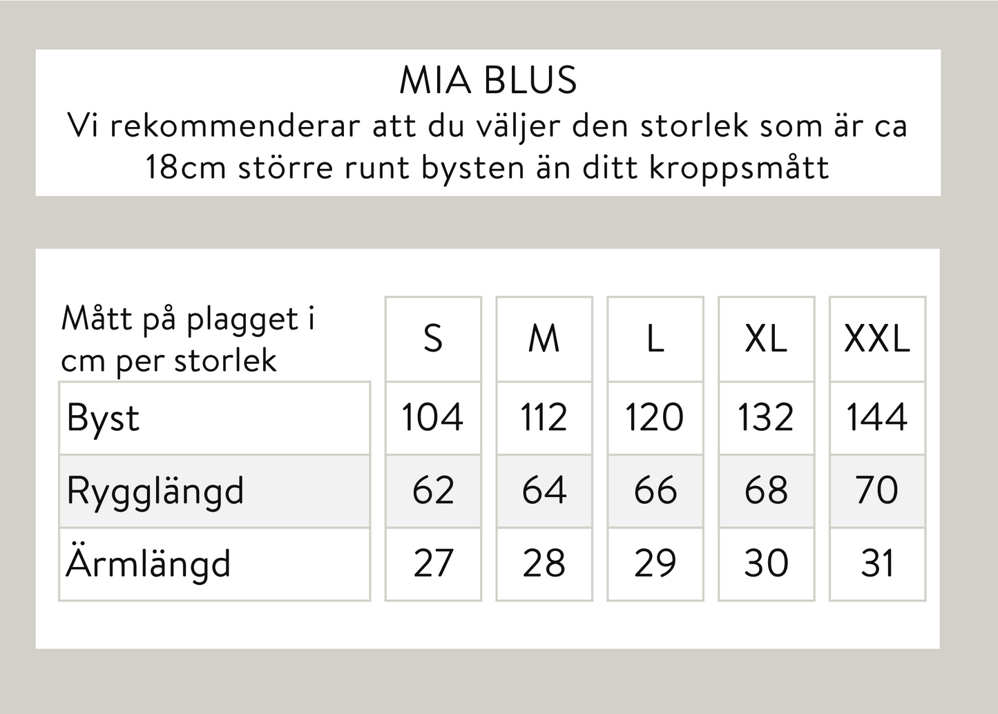 Mia pusero - sininen