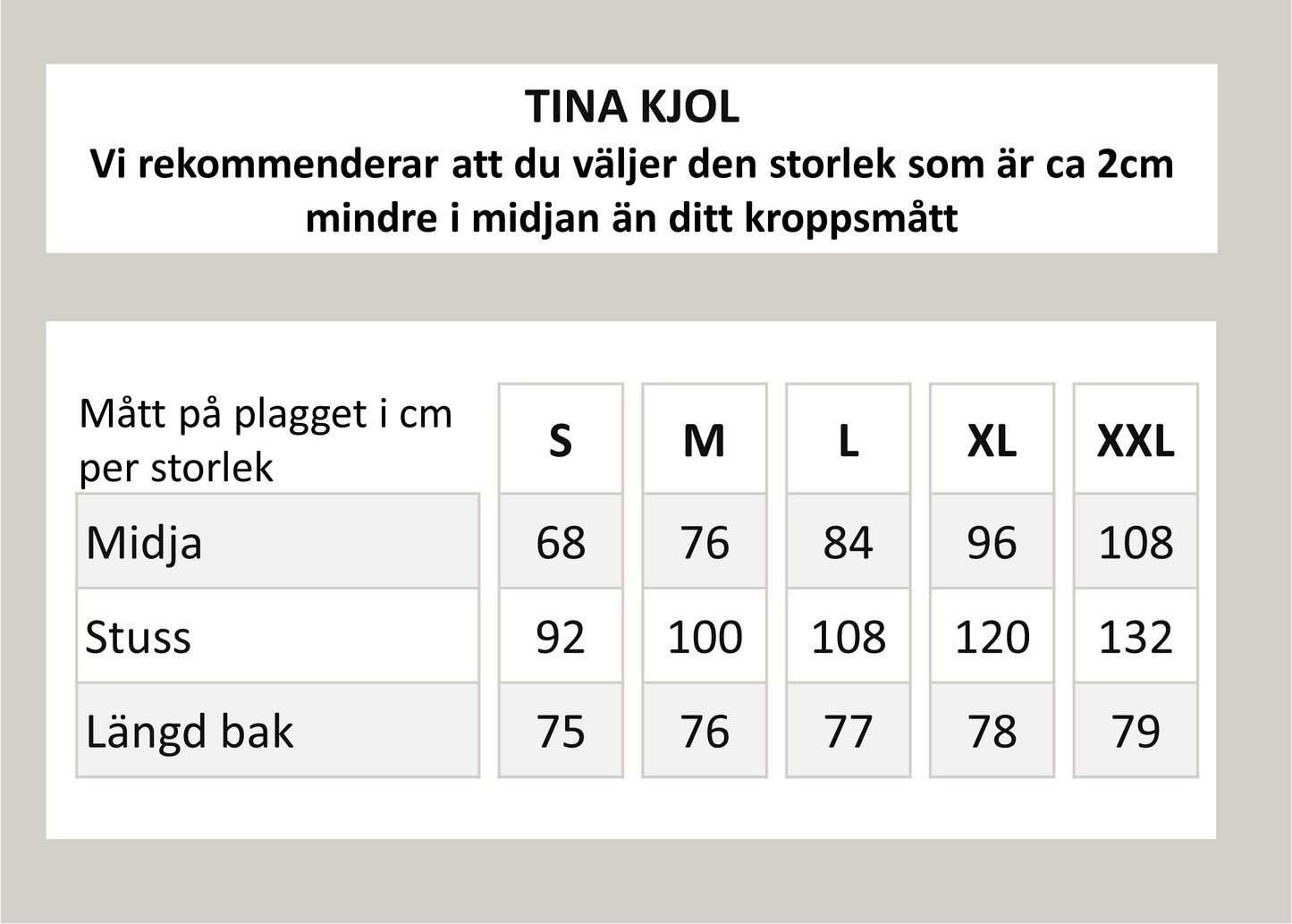 Tina kjol - Mörkblå