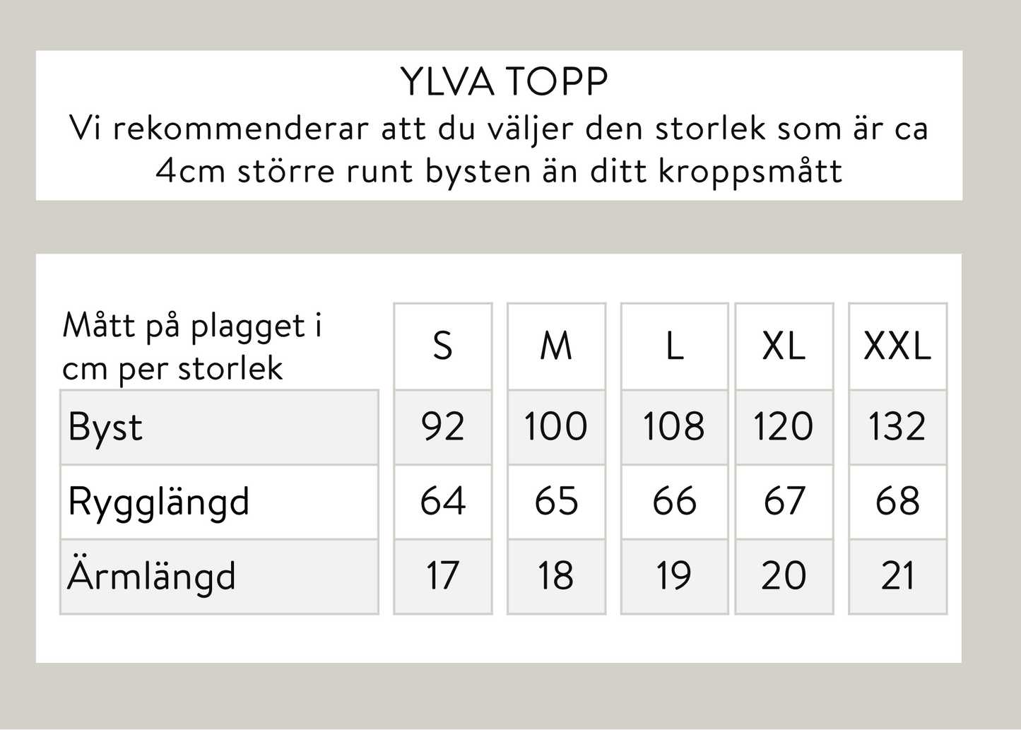 Ylva toppi - Pilkullinen