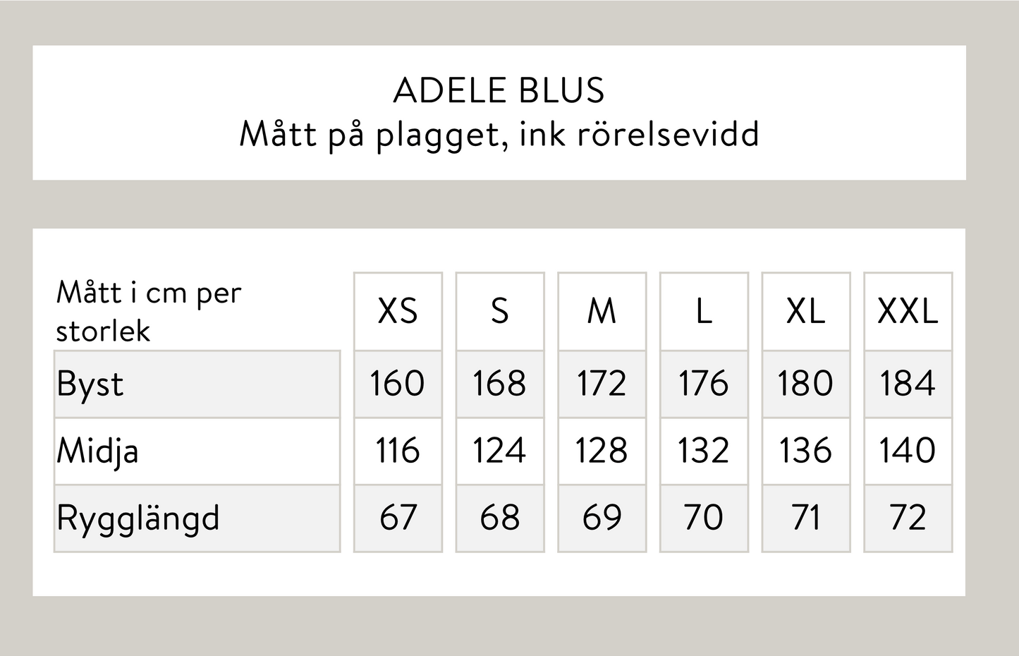 Adele pusero - luonnonvalkoinen