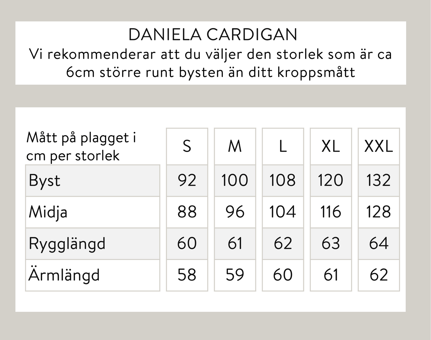 Daniela cardigan - grå