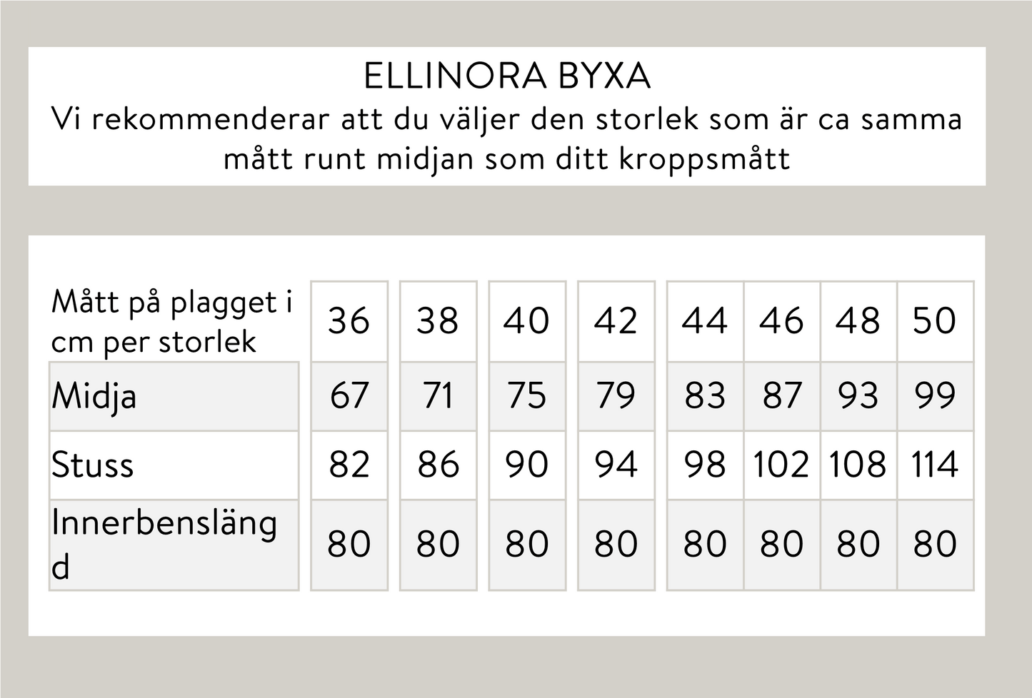 Ellinora housut - beige