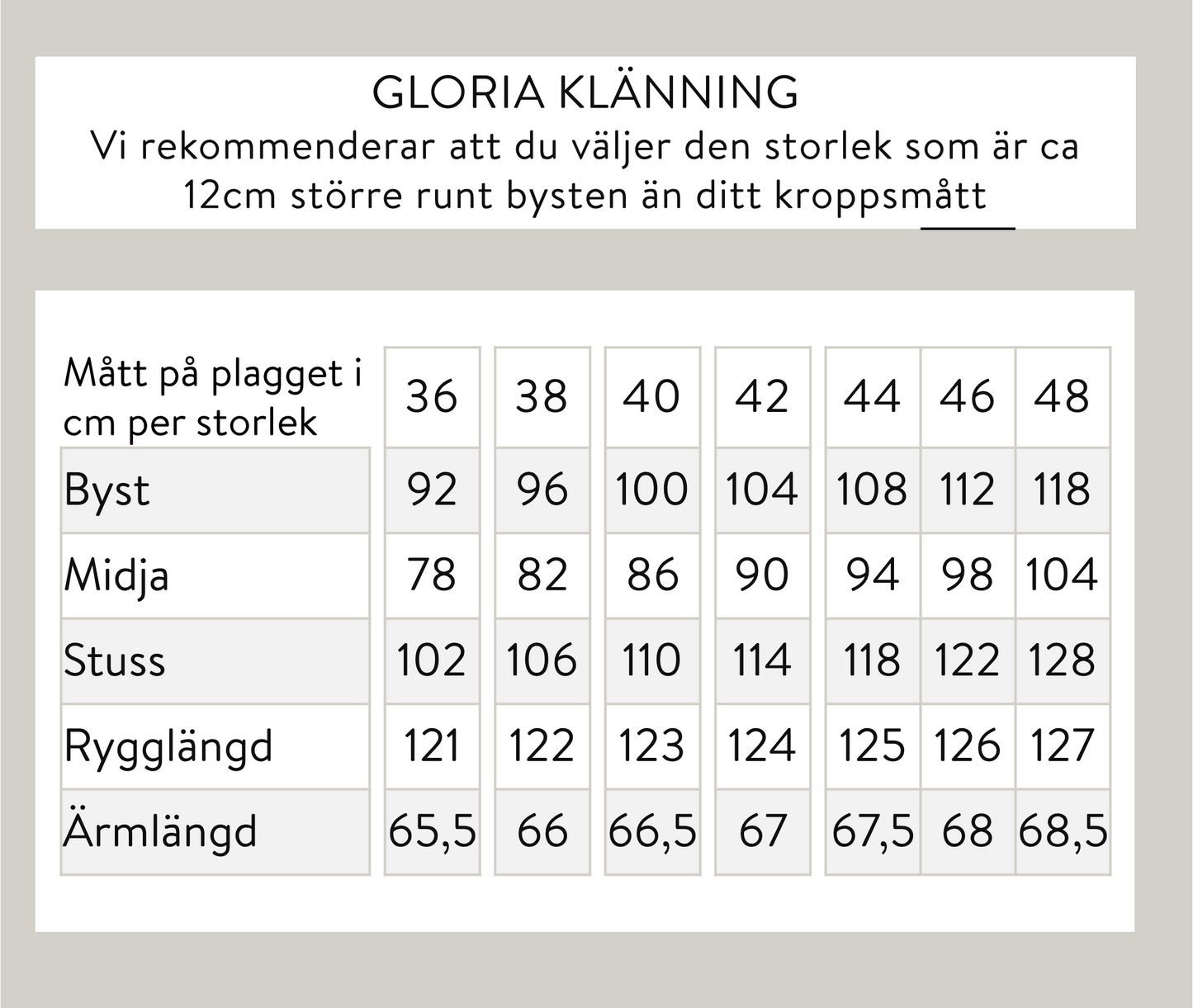 Gloria klänning - Svart