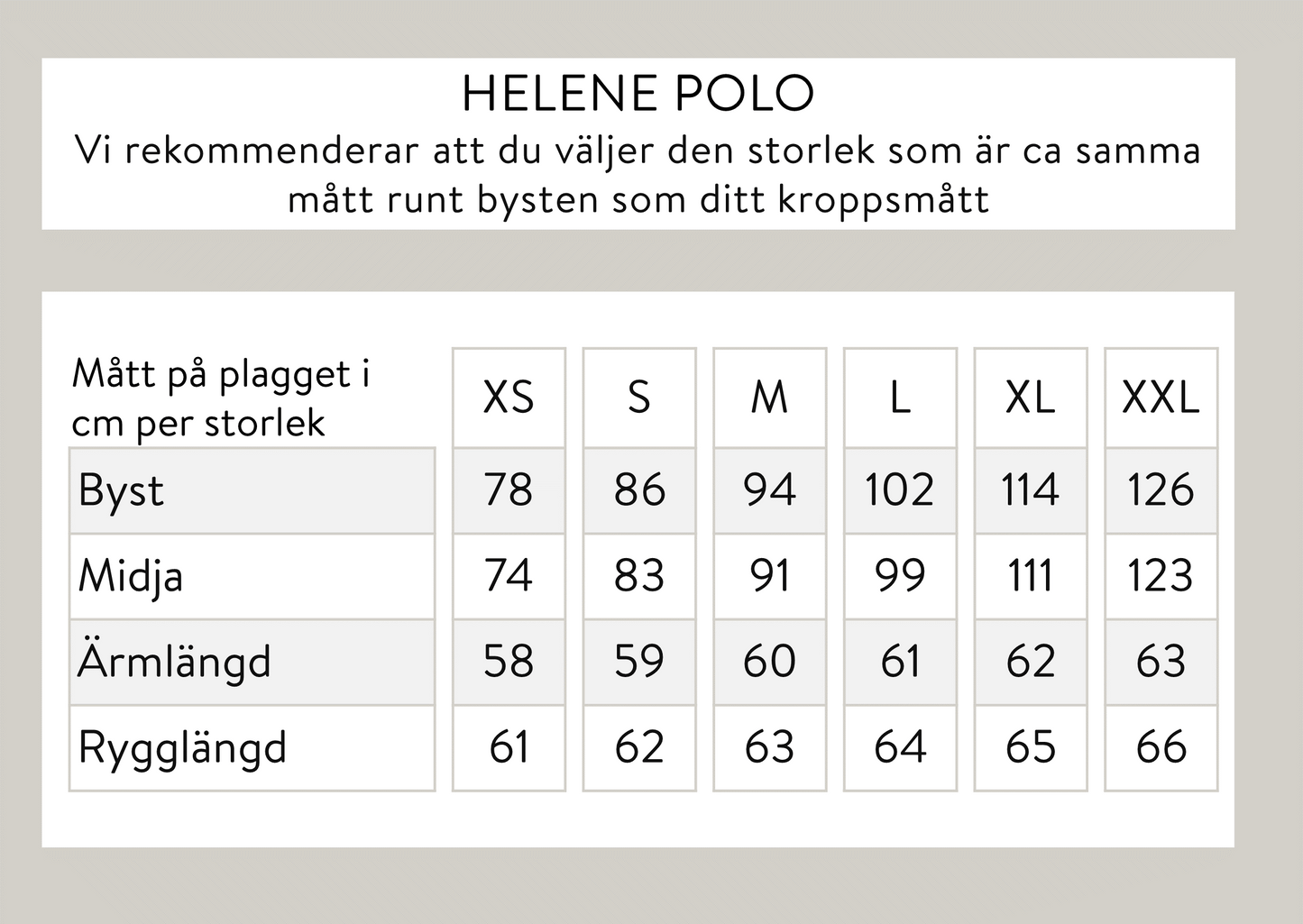 Helene poolopaita - beige