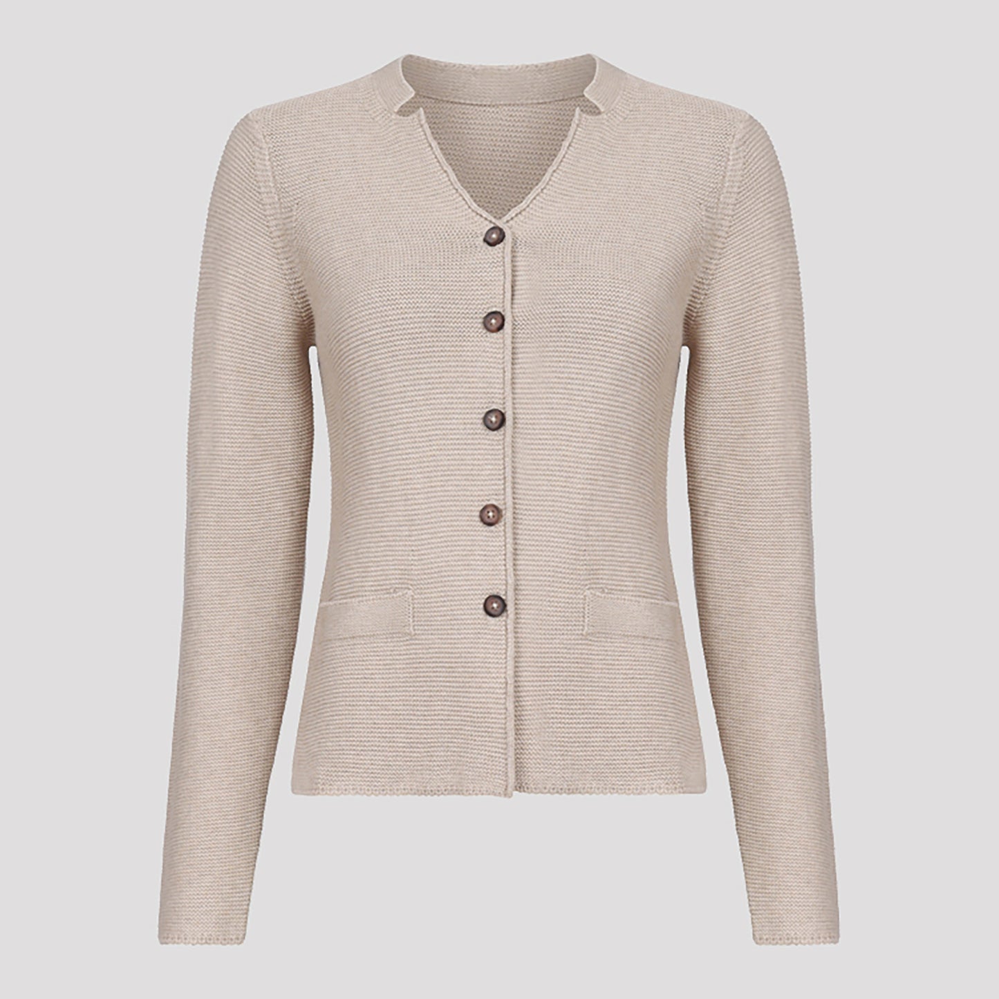 Francine cardigan - Ljusbeige