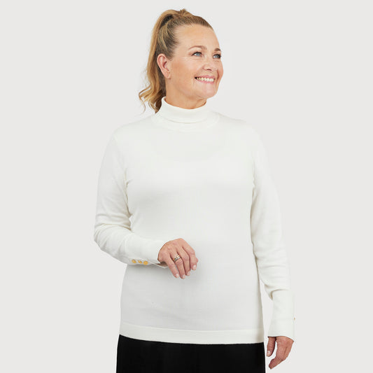 Helene poolopaita - luonnonvalkoinen