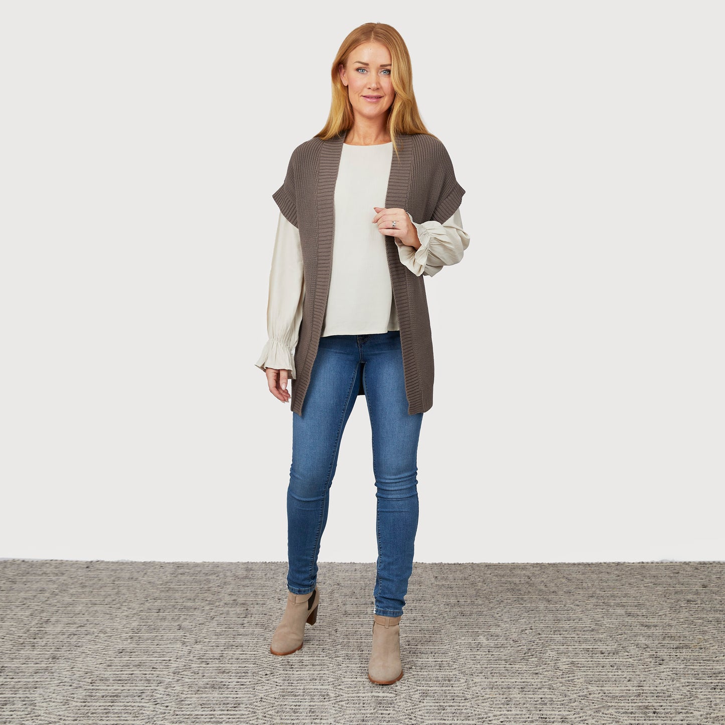 Layla cardigan - Brun