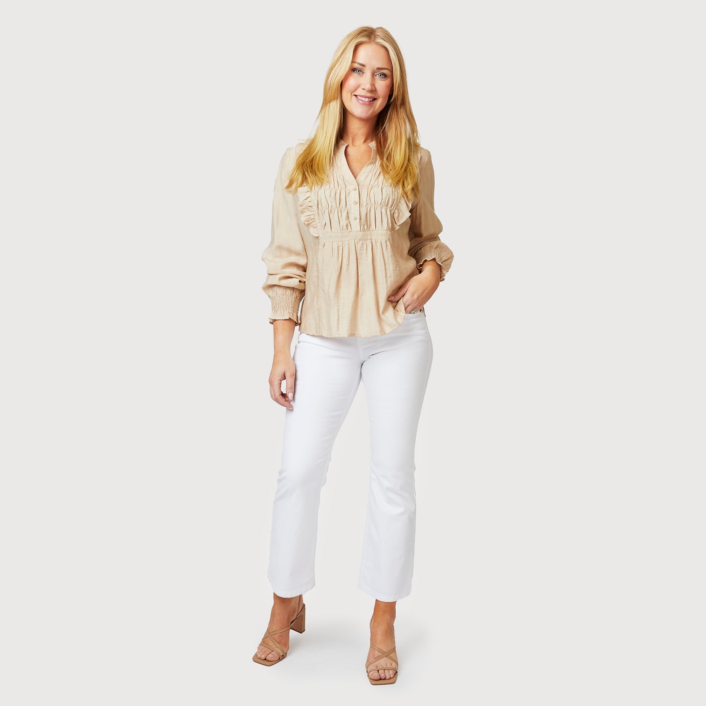 Linnea blus - Beige