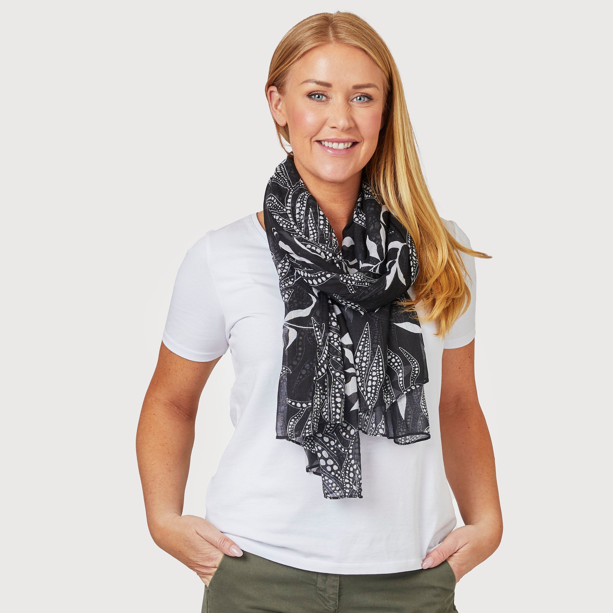Sally scarf - Svart