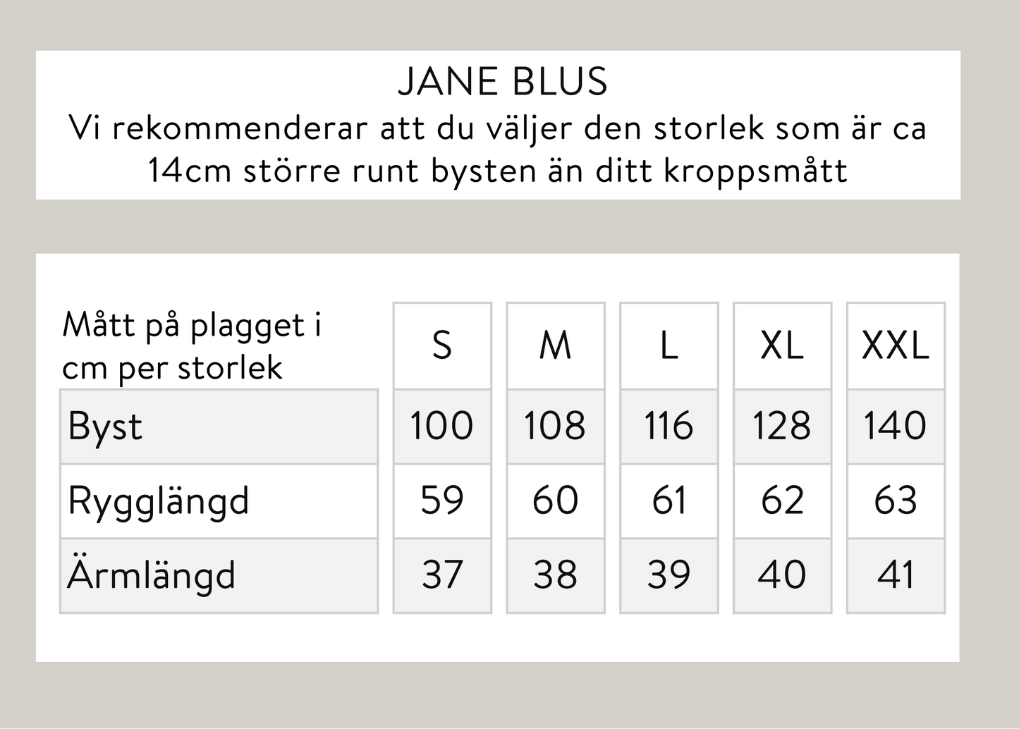 Jane pusero - monivärinen