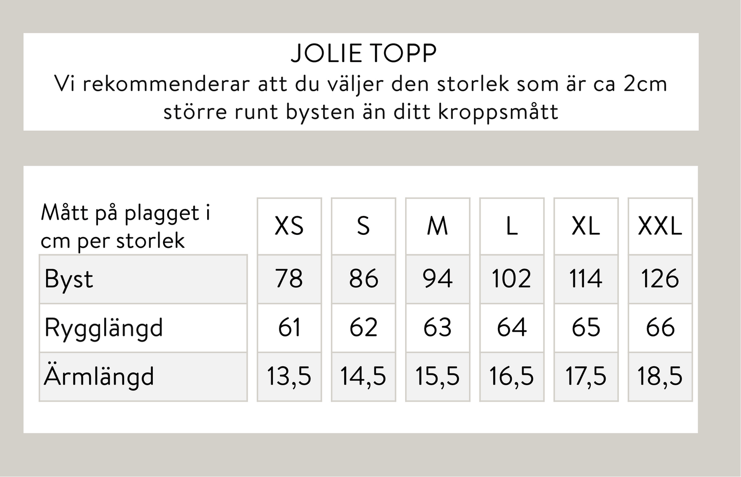 Jolie topp - Offwhite