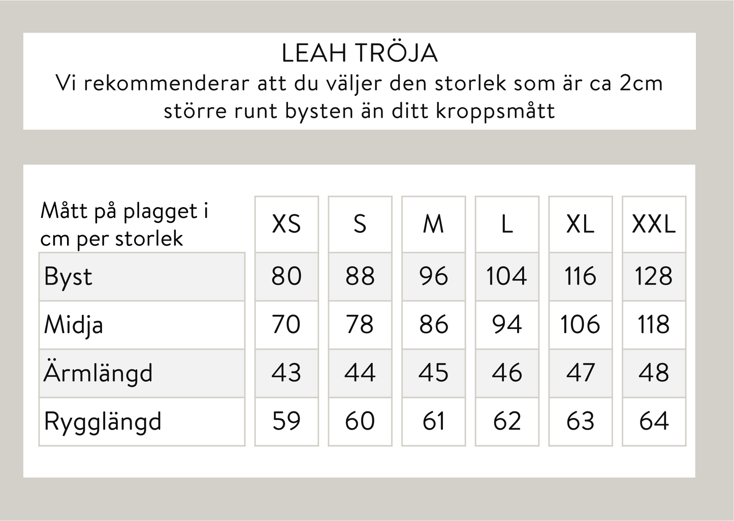 Leah tröja - Brun